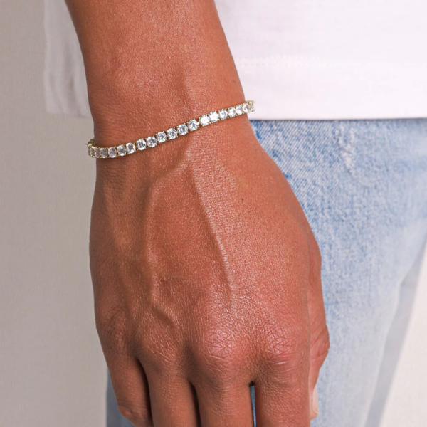 Tennis Bracelet Gold - 5MM - Image 2