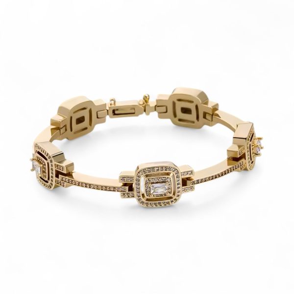 Geometric Iced Bracelet - Image 2